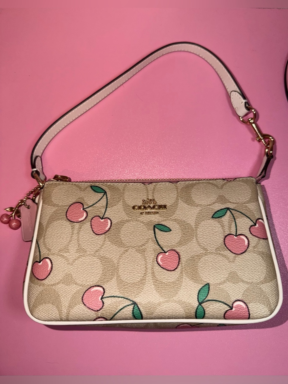 Coach Pink Cherry Nolita 19